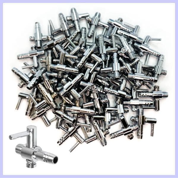 一方コック × 200個　エアーコック エアーバルブ