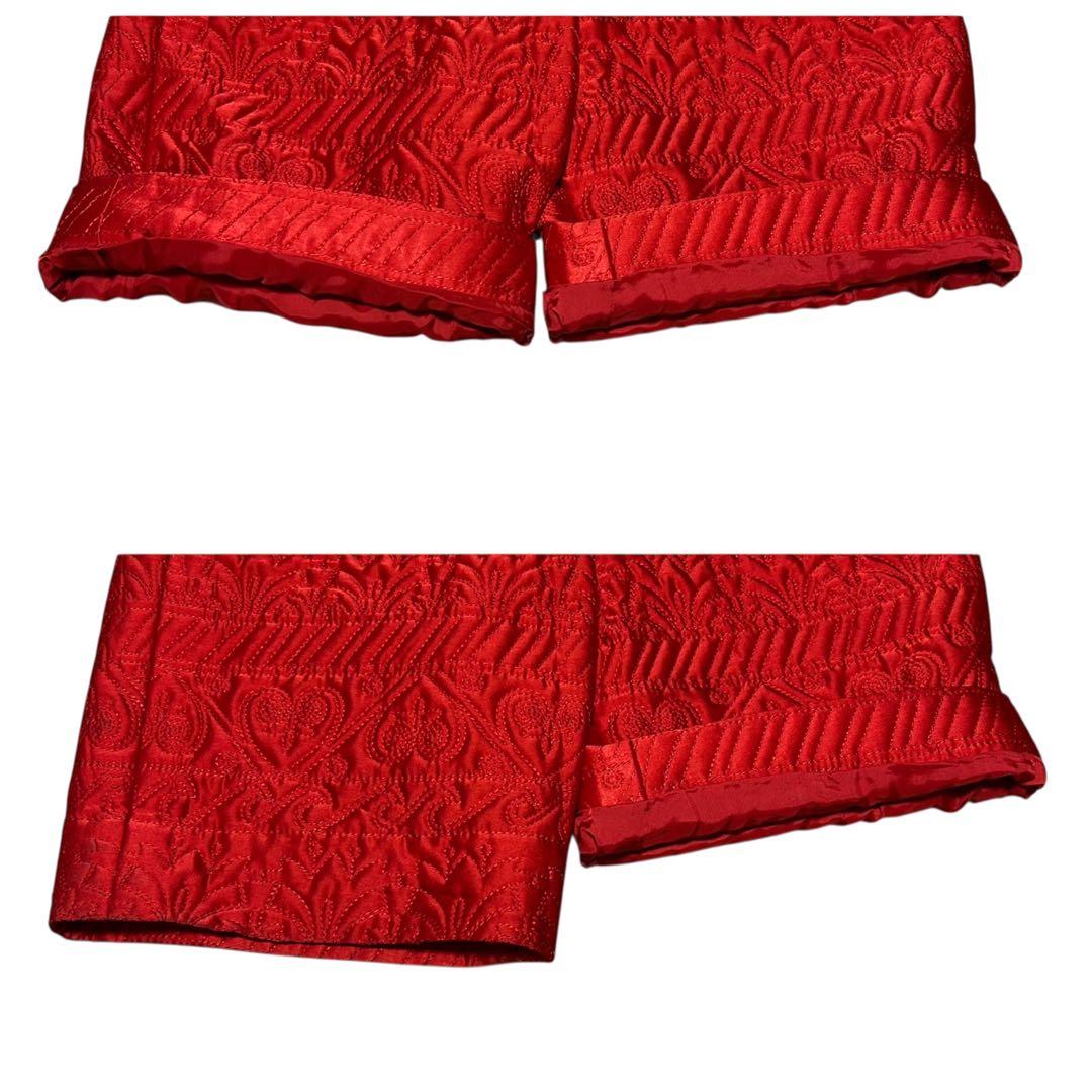 美品‼︎◆Christian Dior◆ショーツ/赤/ハート/ペイズリー/ゴルフ