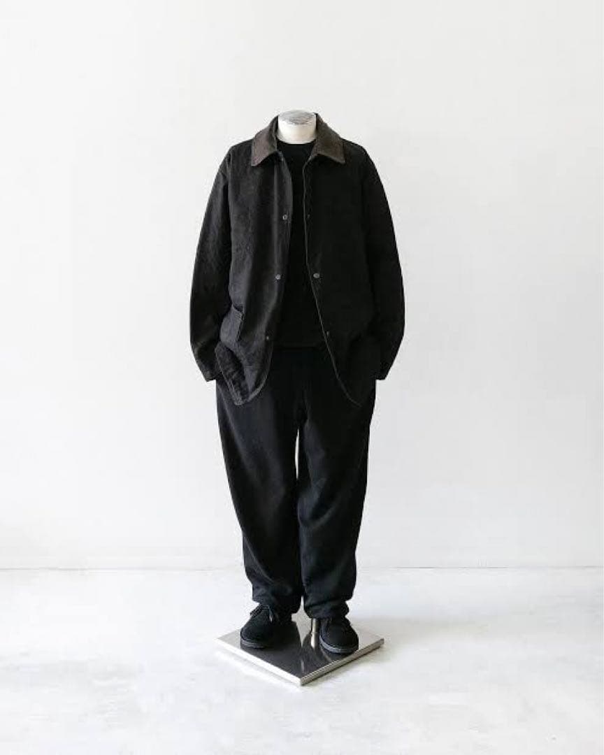 COMOLI 25AW デニムレザーワークジャケット　コモリ　サイズ3