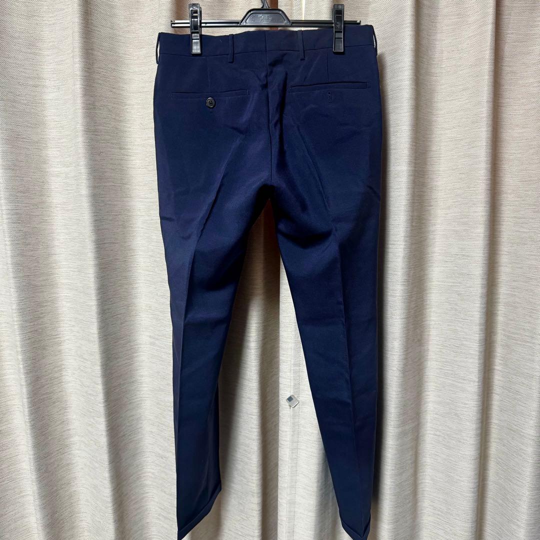 PRADA ネイビー 44 モヘア スラックス プラダ 美品 navy ダブル