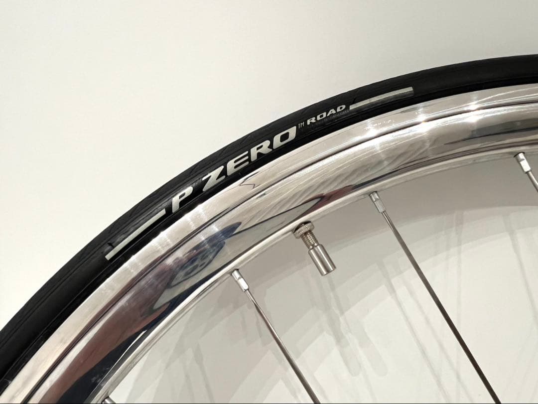 ピスト用希少DT-SWISS RR-511ポリッシュ加工　　ハブ&チタンコグ付