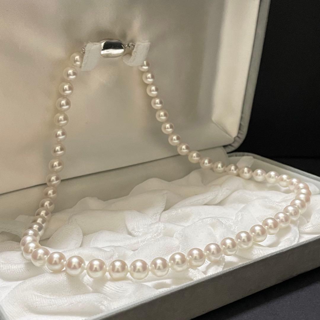 専用 【花珠真珠✨鑑別所付】 あこや本真珠 ネックレス 7.0-7.5 パール