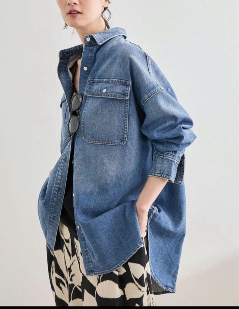 Healthy denim Almond デニムシャツ