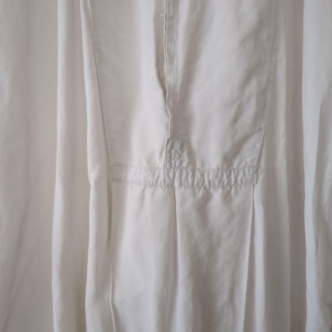 d*2様 Antique French linen アンティーク シャツワンピー