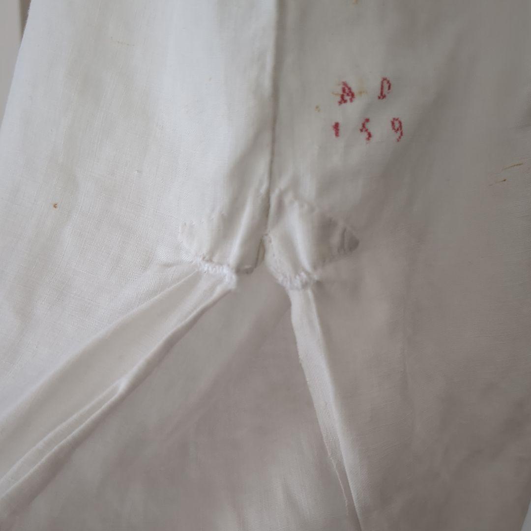 d*2様 Antique French linen アンティーク シャツワンピー