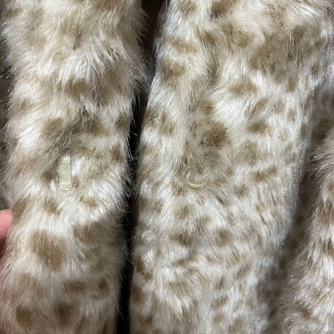 エディットフォールル　ダルメシアン　フェイクファーコート