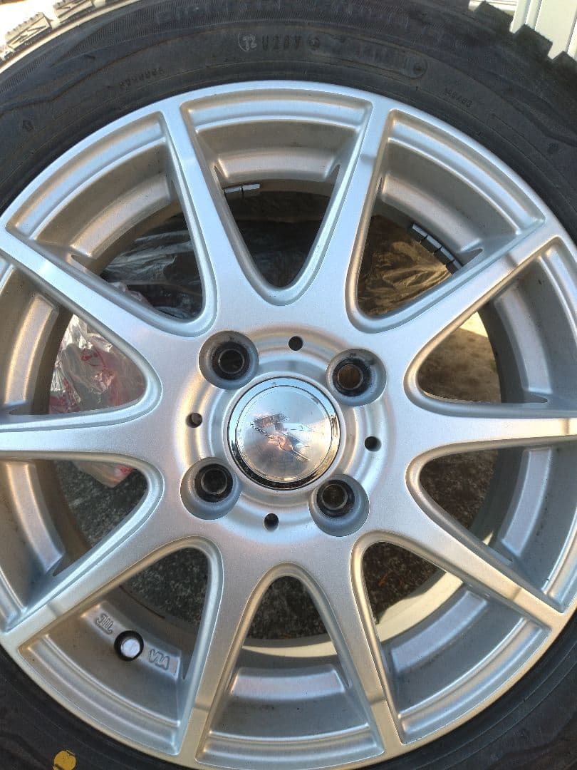 シュウ　14インチ アルミホイール タイヤセット　直接取引のみ　栃木県