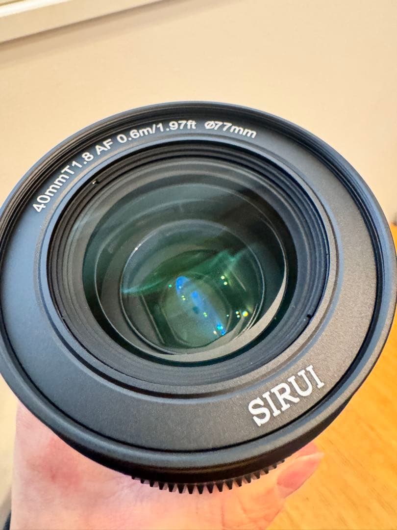 【極美品】SIRUI 40mm T1.8 アナモルフィックレンズ　Eマウント