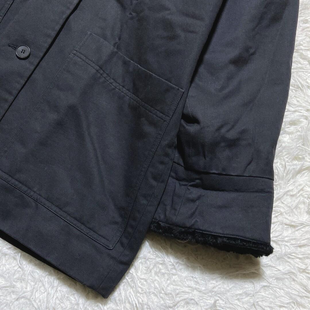 クリスチャンディオール　キルティング　ファーコート　ロング　袖ファー　ブラック