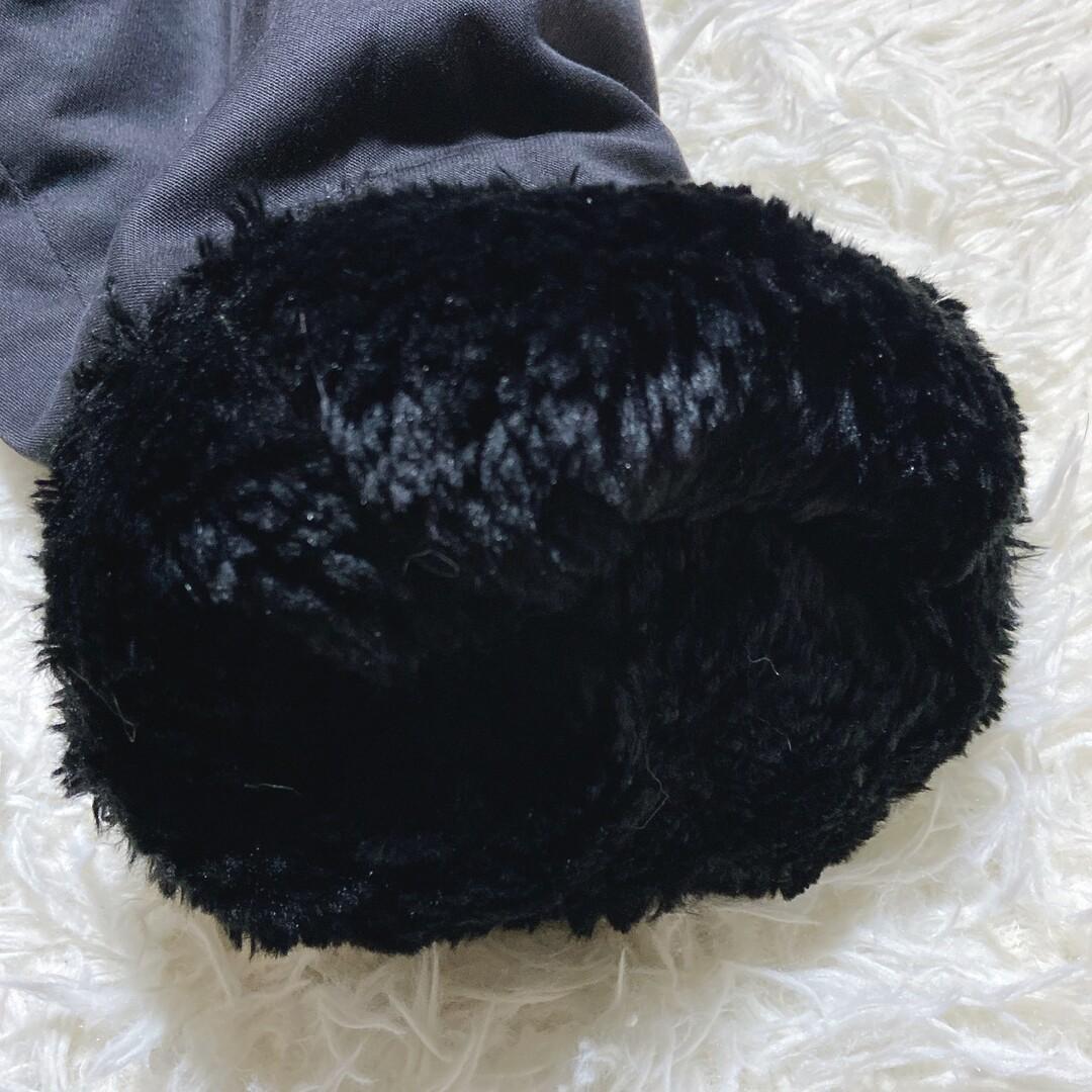 クリスチャンディオール　キルティング　ファーコート　ロング　袖ファー　ブラック