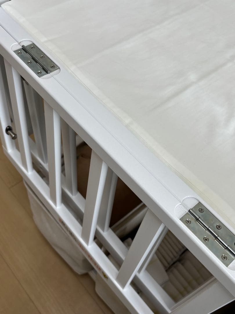 【極美品】カトージプレミアムライン ハイタイプ ツーオープン ミニベッド