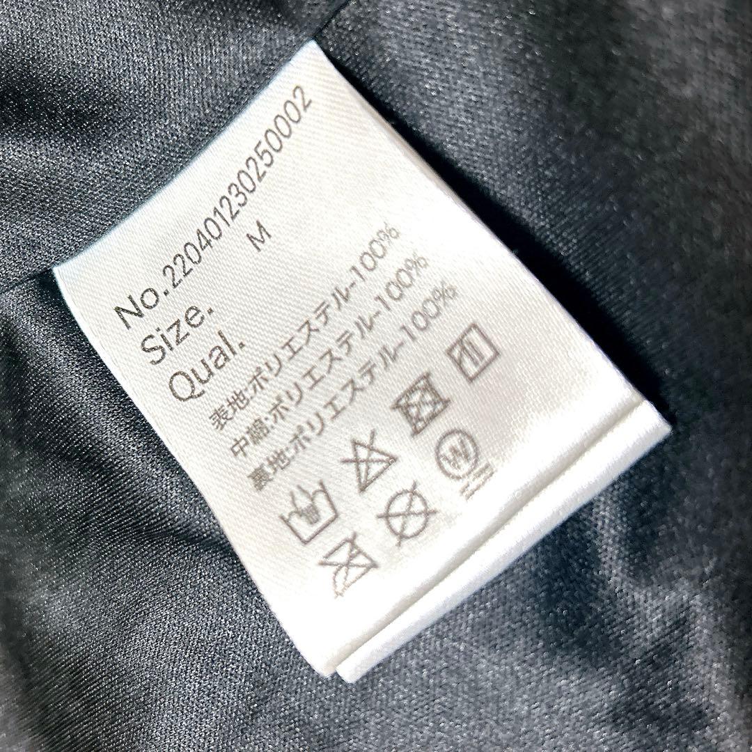 本日限定価格‼️adamsJUGGLER ダウンベスト 黒 光沢 人気 刺繍ロゴ