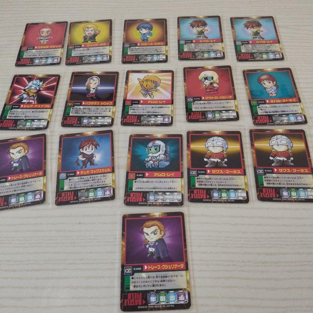 SDガンダムカードゲーム　モビルパワーズカードダス１１５枚と対戦シートとバイブル