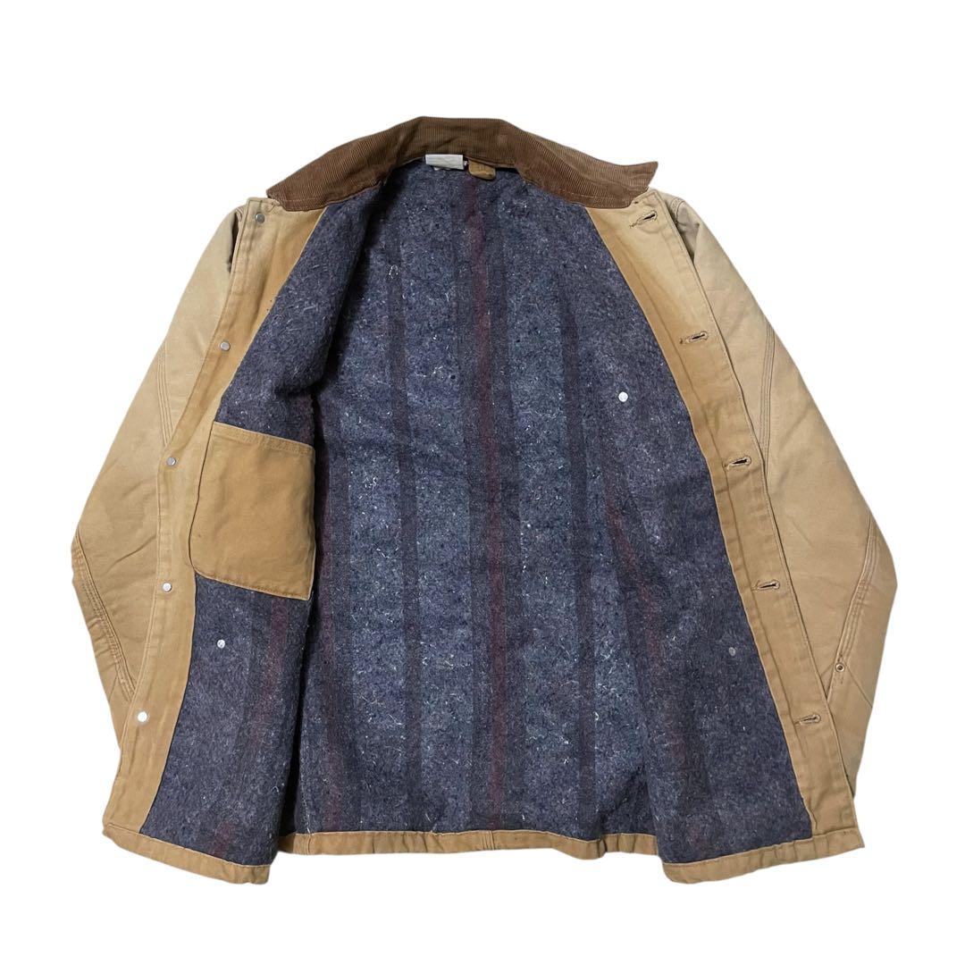 CarharttカーハートチョアコートダックジャケットブランケットUSAフェード