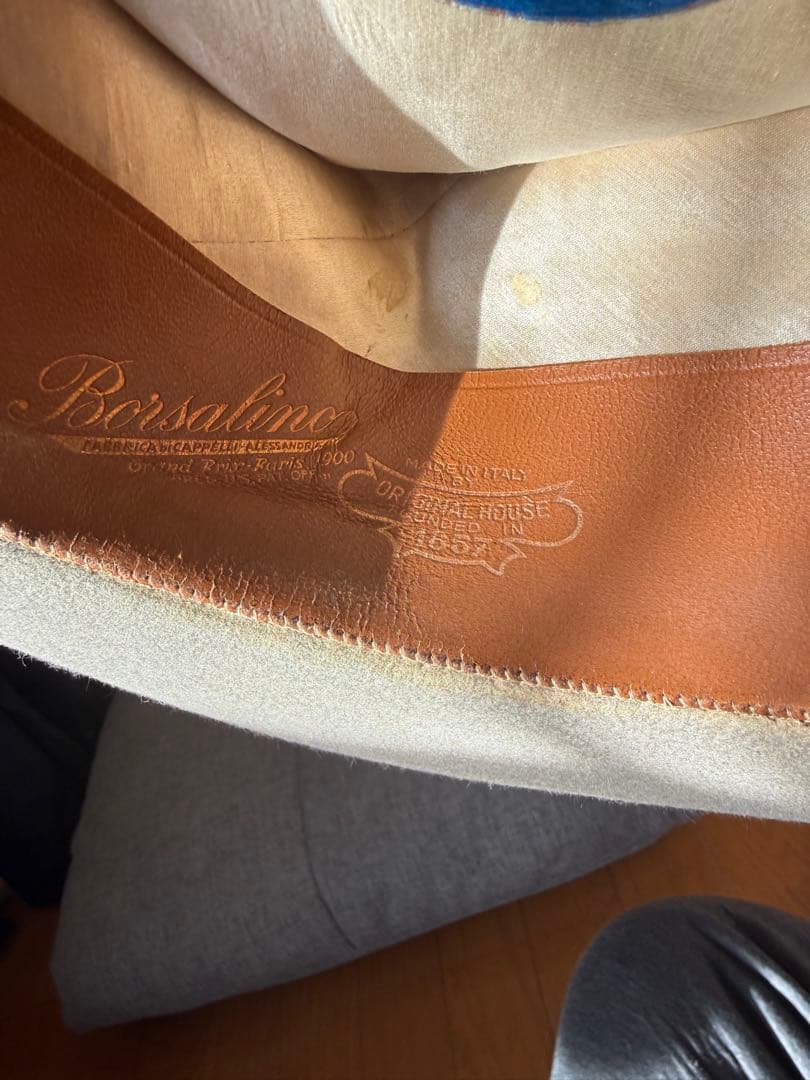 ボルサリーノ　ヴィンテージ　ハット