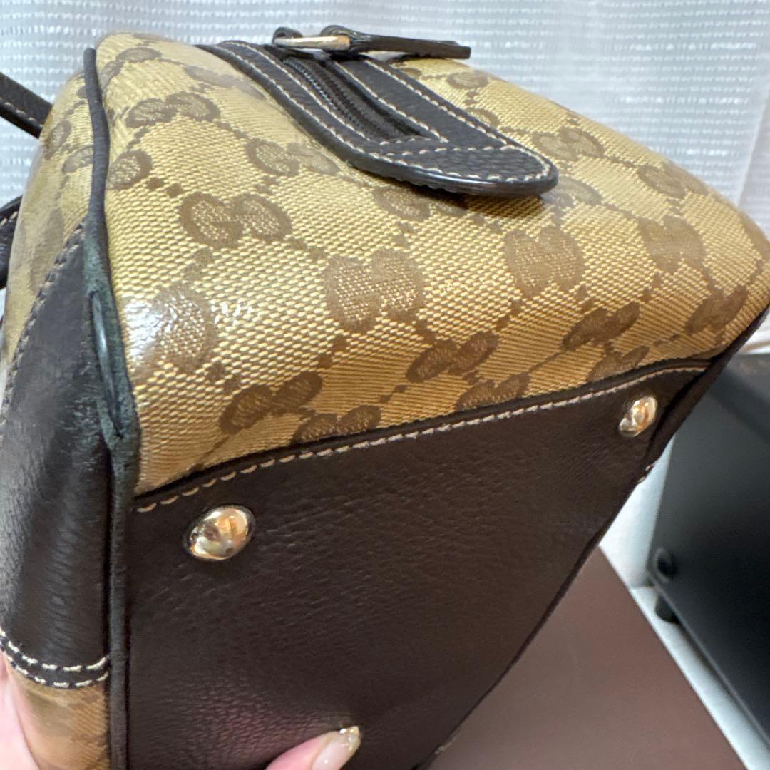 GUCCi GGマーク　クリスタル　シェリーライン　トートバッグ
