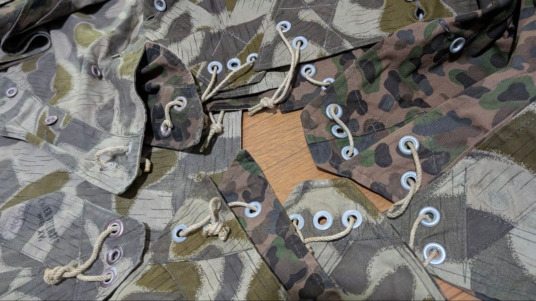 ★オーストリア軍幕４枚フルセット スワンプ エンドウ迷彩 タープ テント★