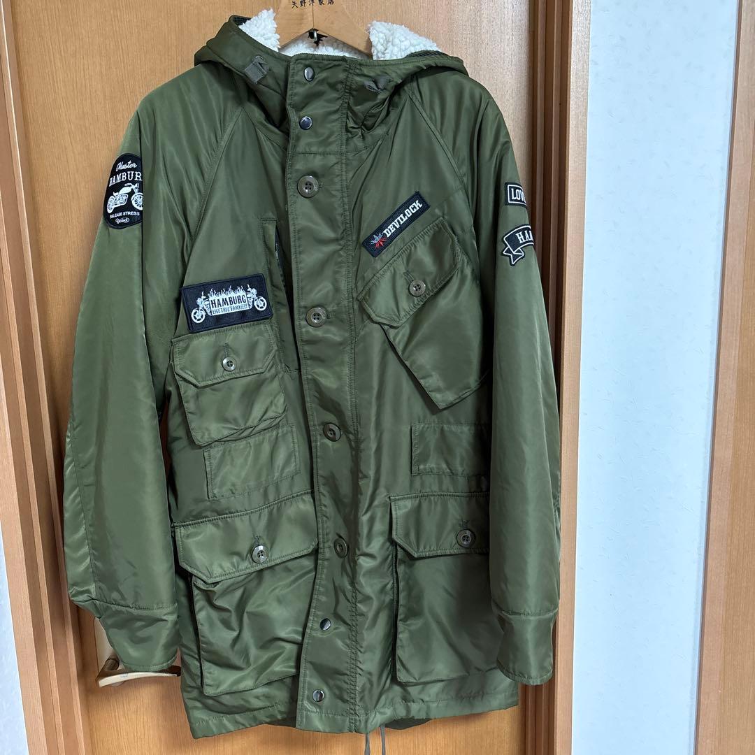 DEVILOCK x ハンバーグ師匠コラボレーション N-3B ジャケット L