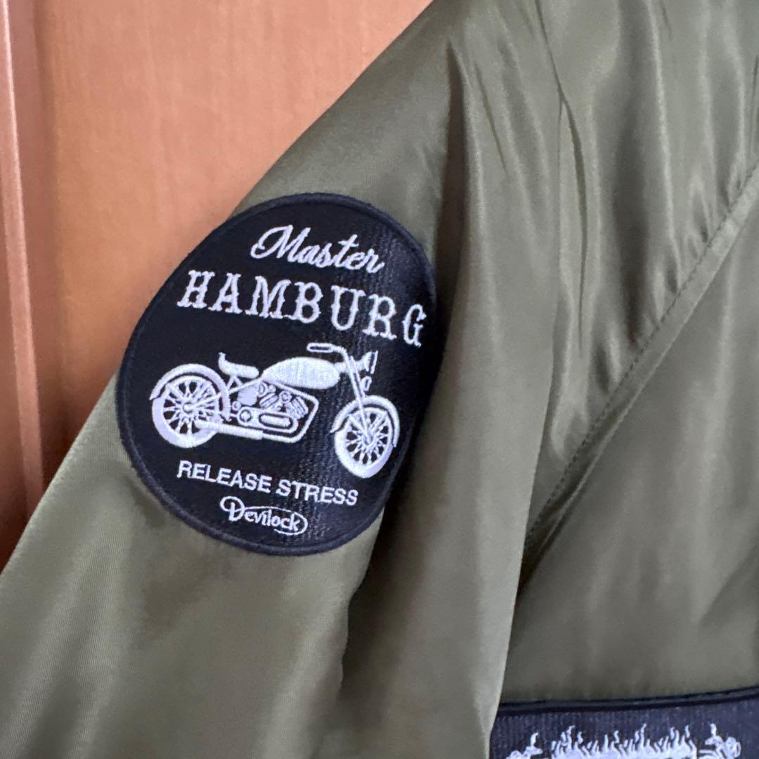 DEVILOCK x ハンバーグ師匠コラボレーション N-3B ジャケット L