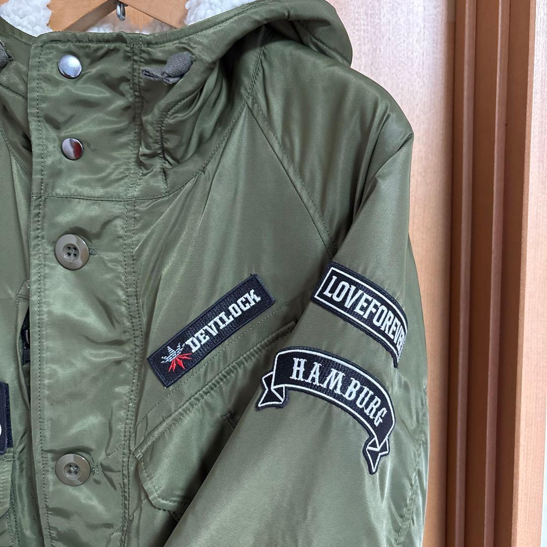 DEVILOCK x ハンバーグ師匠コラボレーション N-3B ジャケット L