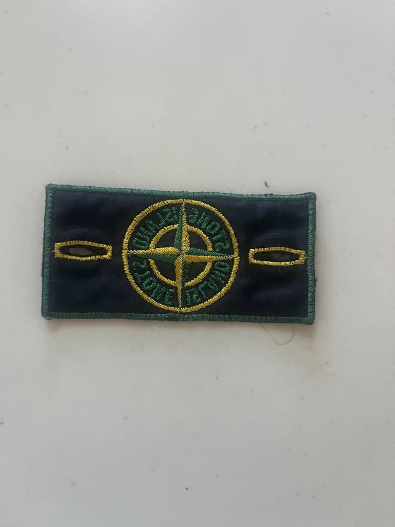 希少 80年代 stone  ビンテージ ワッペン グリーンエッジ