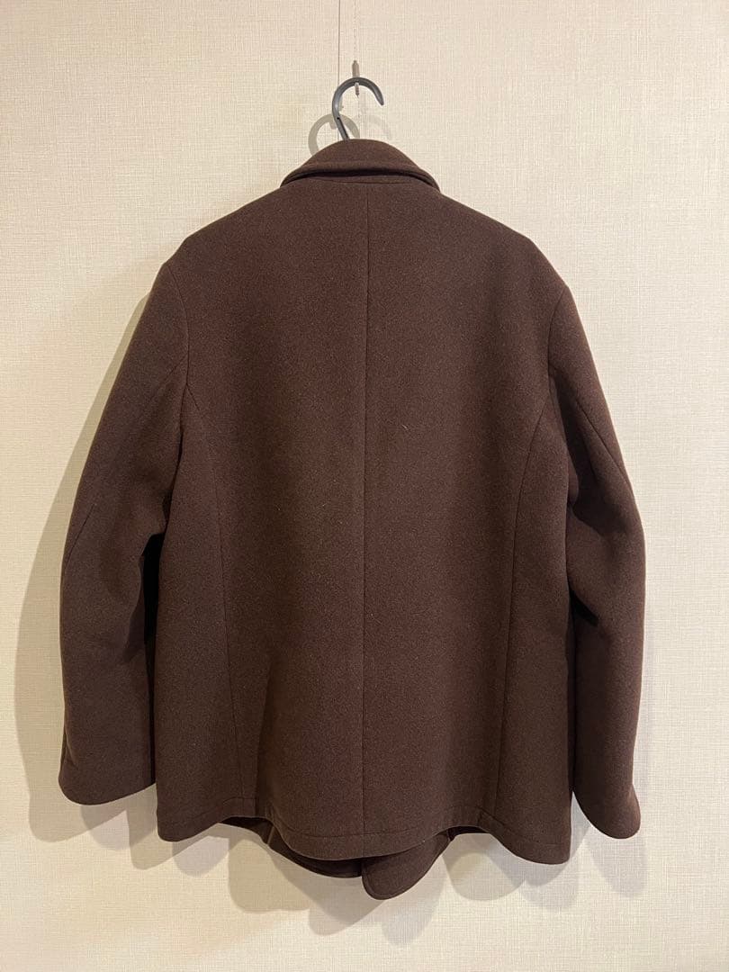 PaulSmithブラウン ダブルブレスト ウールコート