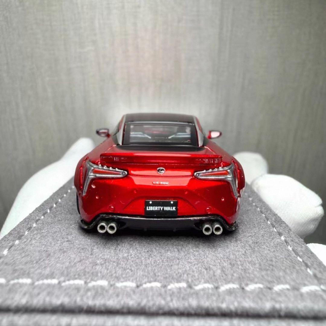 【限定299】Mortal 1/64 レクサス LC500（レッド）