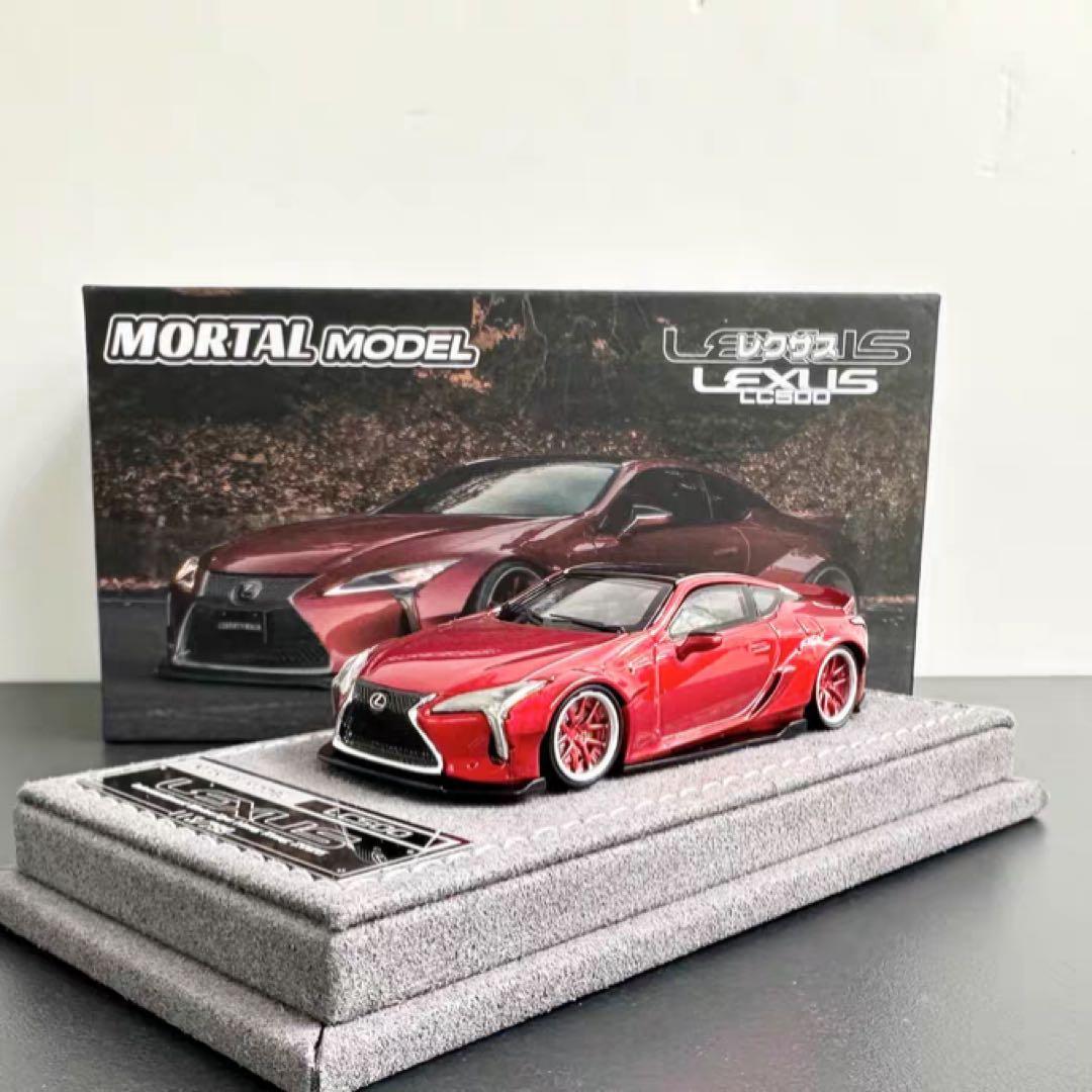 【限定299】Mortal 1/64 レクサス LC500（レッド）