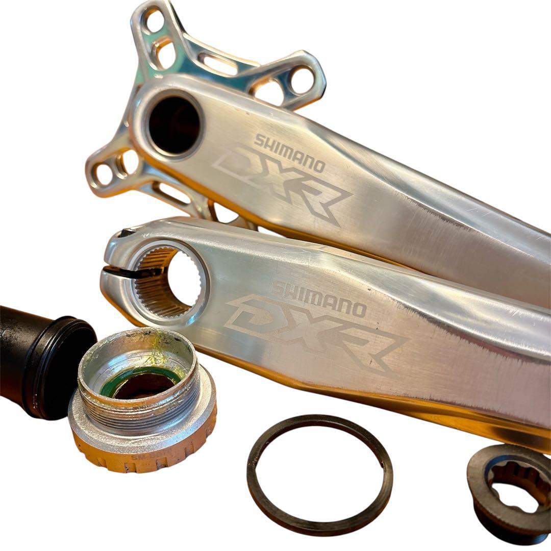 【BB・キャップ新品】希少 SHIMANO DXRクランクFC-MX71 175