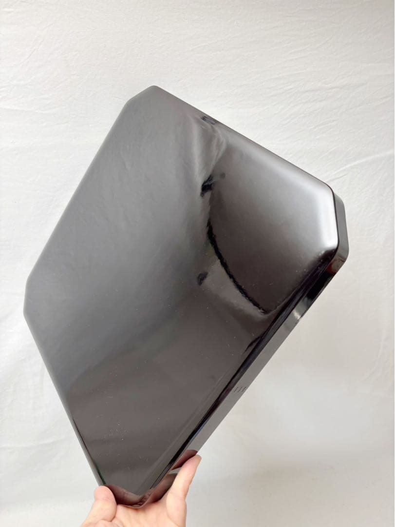 ほぼ未使用 懐石道具 溜塗 カンナ目 会席膳5客揃 元箱