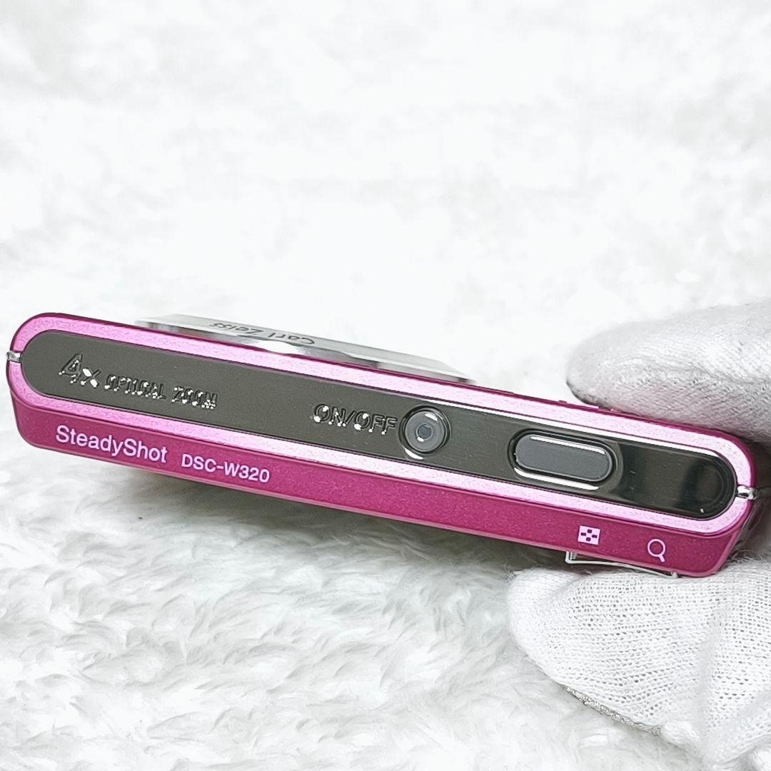 美品✨SONY Cyber-shot DSC-W320 ピンク デジカメ