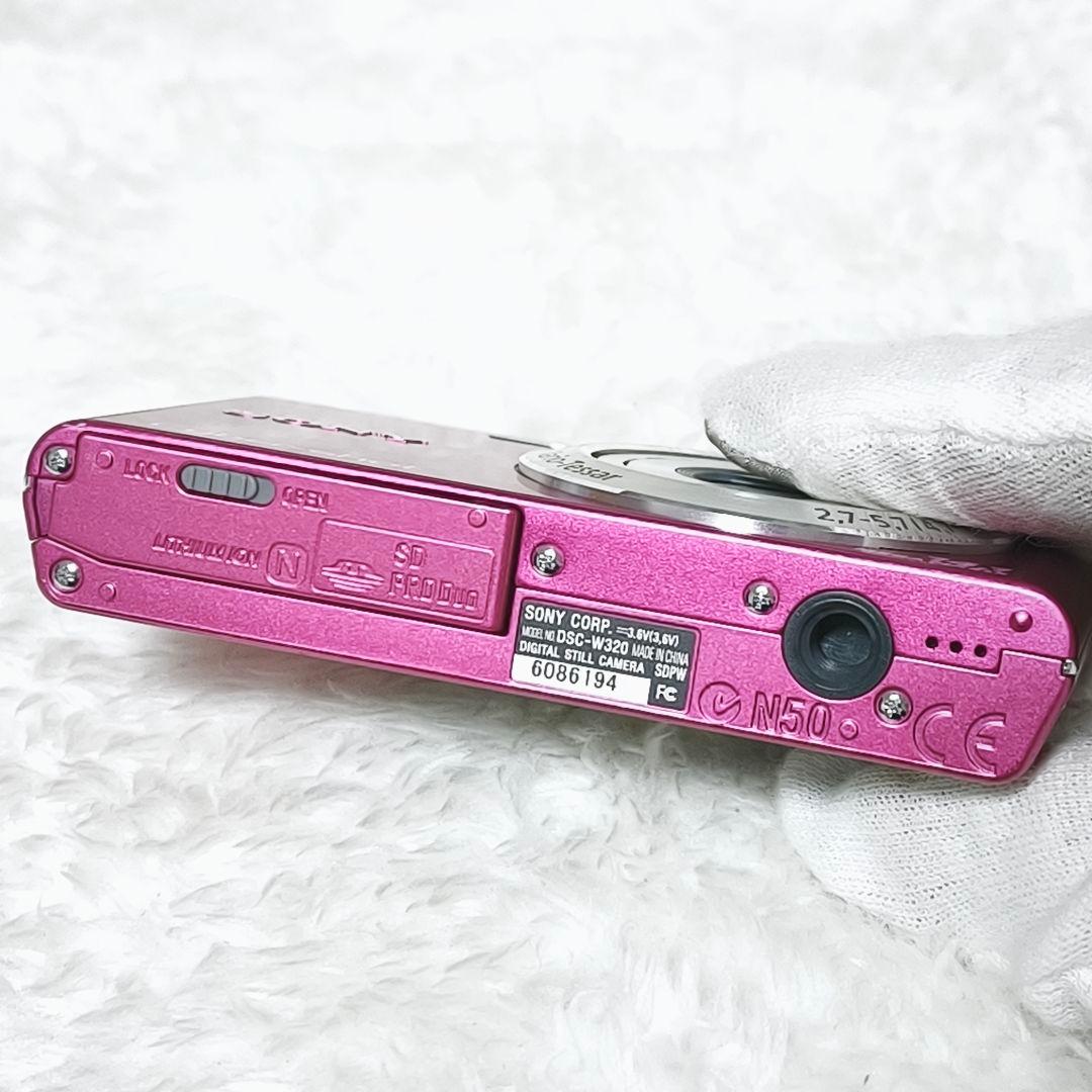 美品✨SONY Cyber-shot DSC-W320 ピンク デジカメ