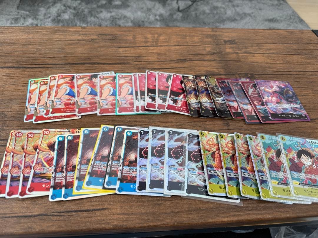 ワンピースカード　引退品　パラレル100枚over