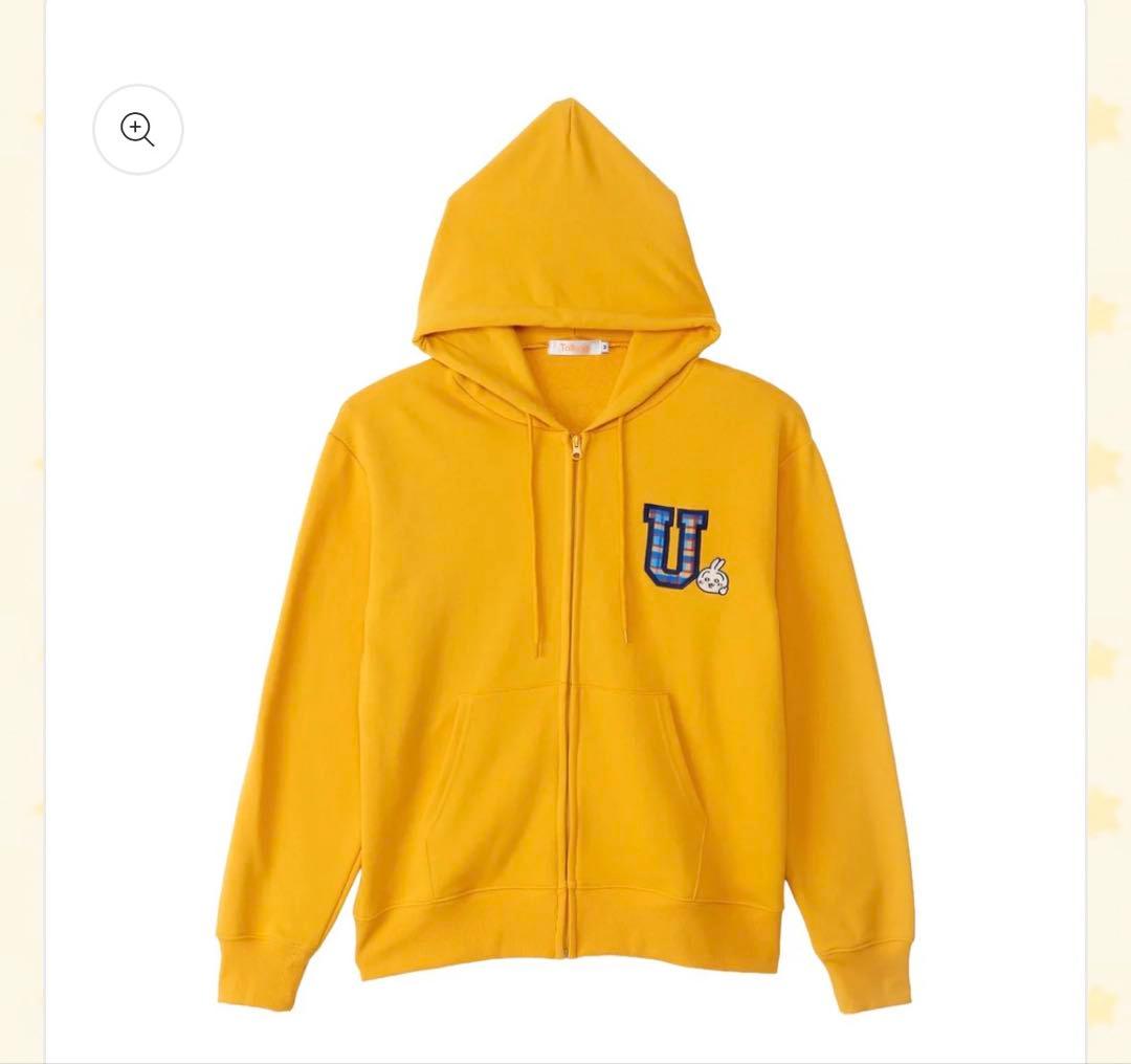 ちいかわ ZIPパーカー GO MY WAY イエロー　Lサイズ　新品未使用