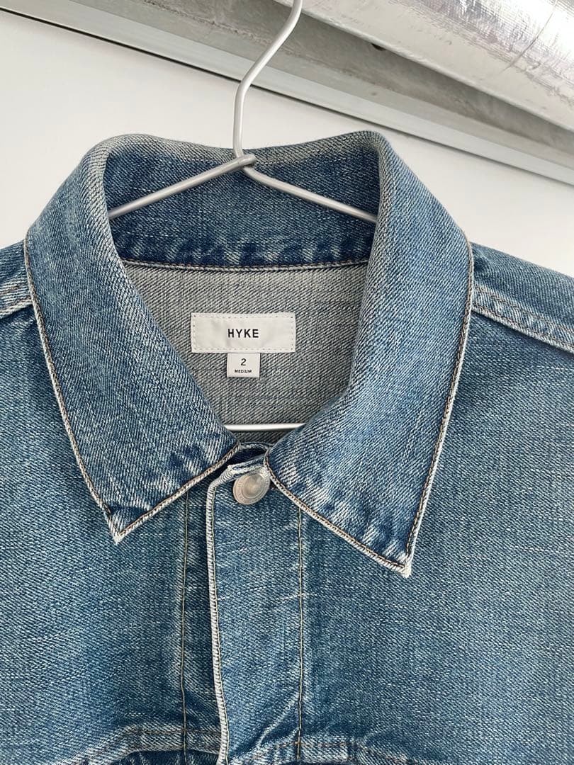 ＜HYKE＞ バルーンスリーブ デニムジャケット　size 2