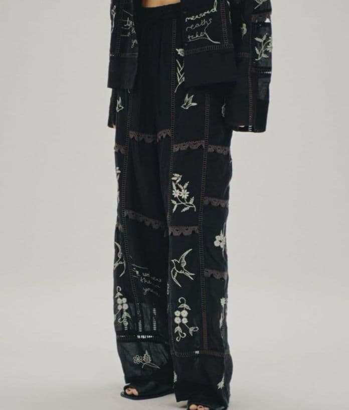 s*i様 todayful Embroidery Patchwork Trous