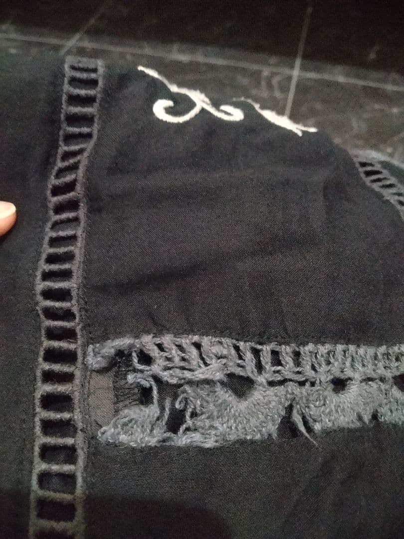 s*i様 todayful Embroidery Patchwork Trous