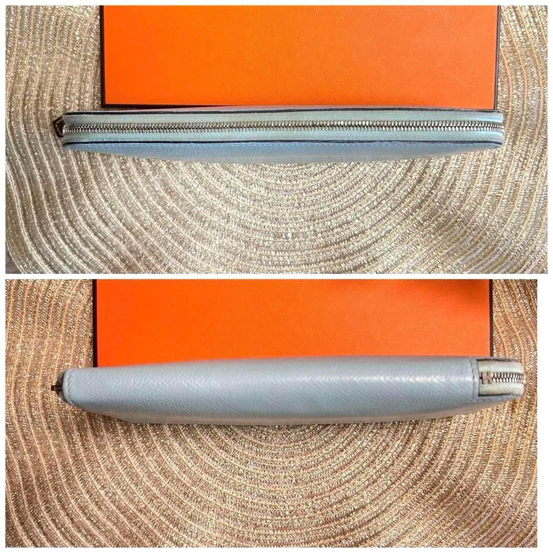 良美品★HERMES エルメス アザップ シルクイン ロング 革プル★正規品