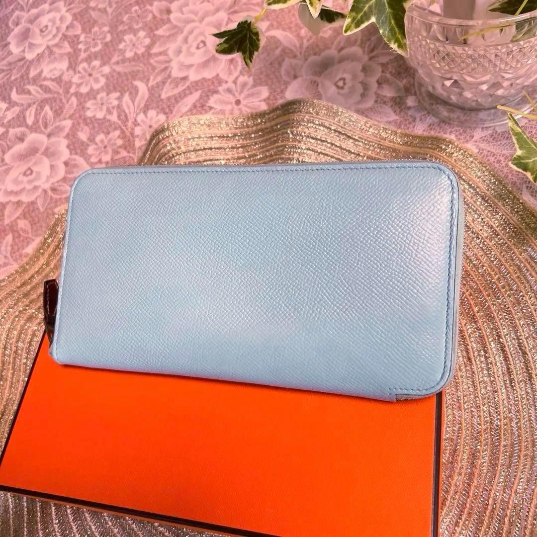 良美品★HERMES エルメス アザップ シルクイン ロング 革プル★正規品