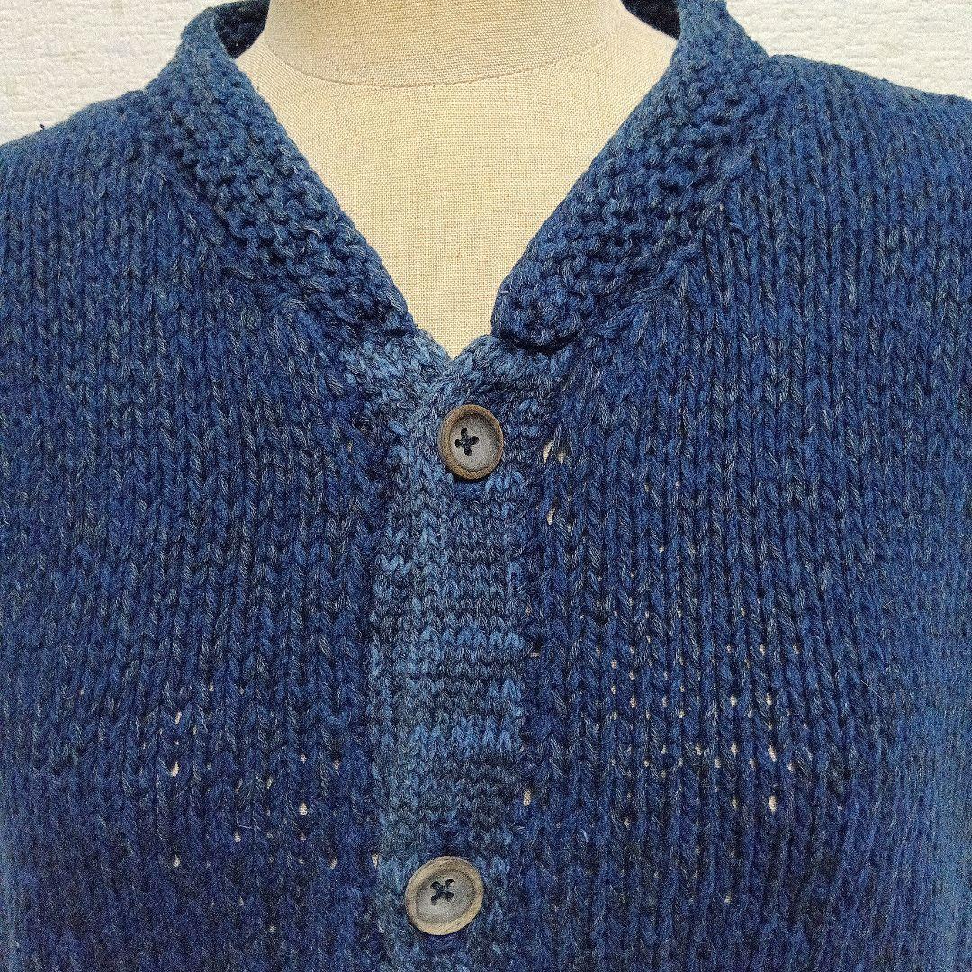 ユロさま専用 45rpm DASH 藍染ハンドニットベスト