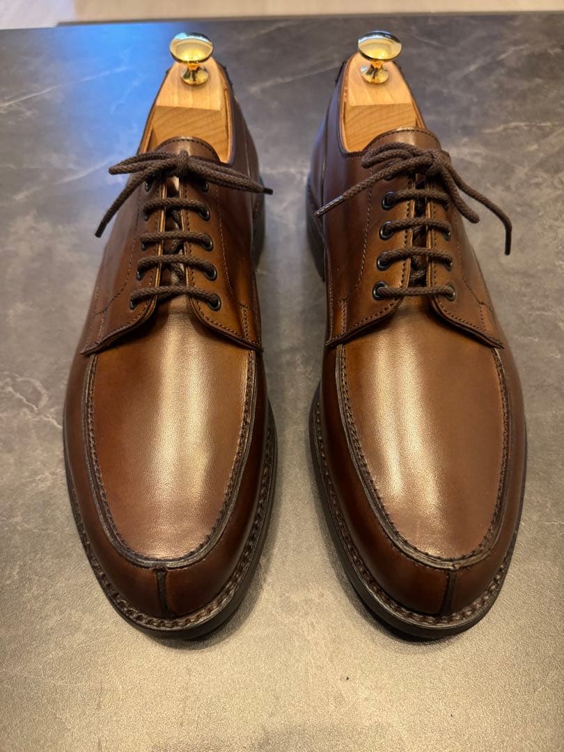 【新品】クロケット&ジョーンズ　Ｕチップ　ブラウンの革靴