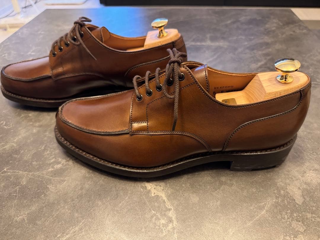 【新品】クロケット&ジョーンズ　Ｕチップ　ブラウンの革靴