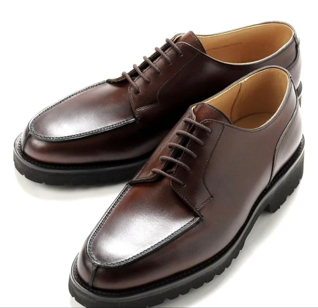 【新品】クロケット&ジョーンズ　Ｕチップ　ブラウンの革靴