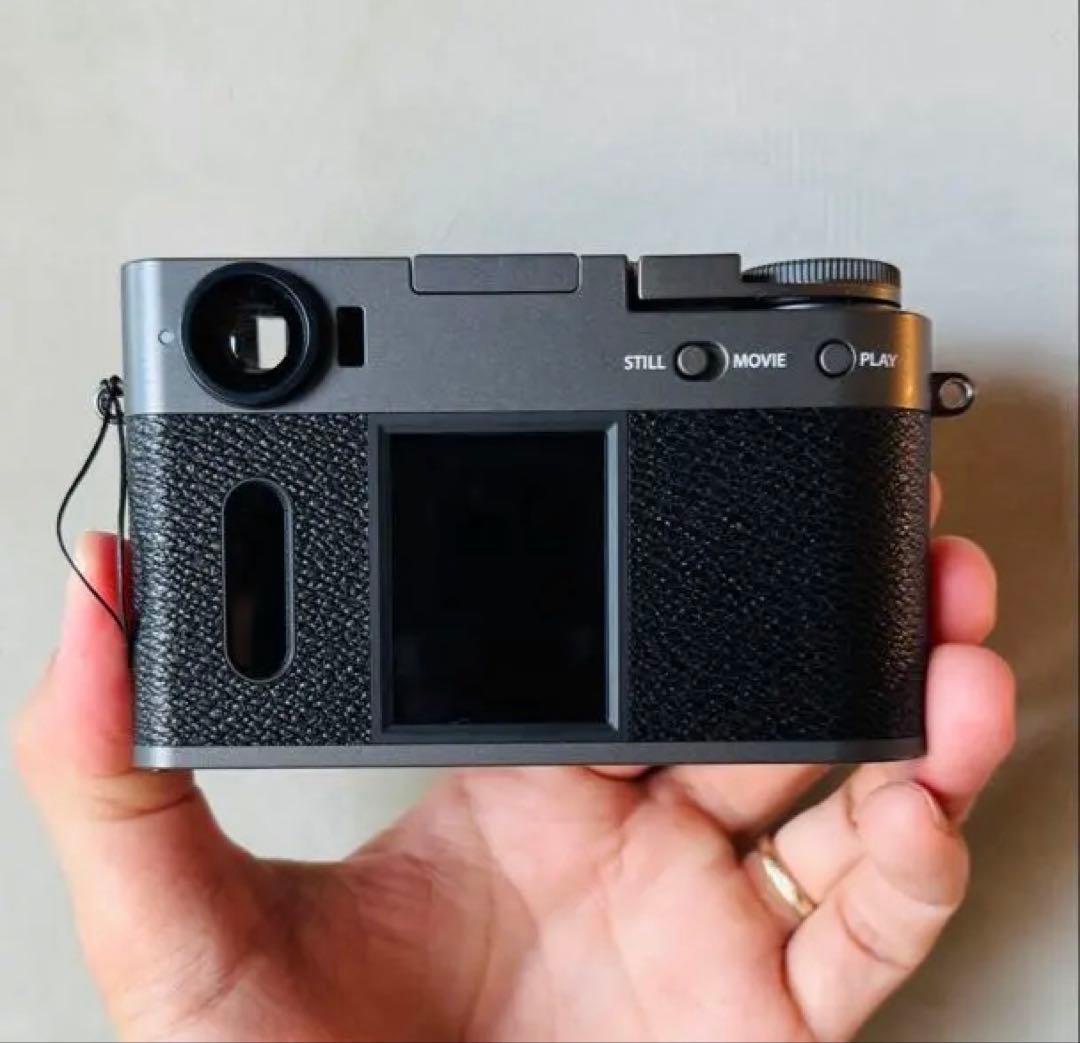 FUJIFILM X-half X-HF1 チャコールシルバー　保証あり