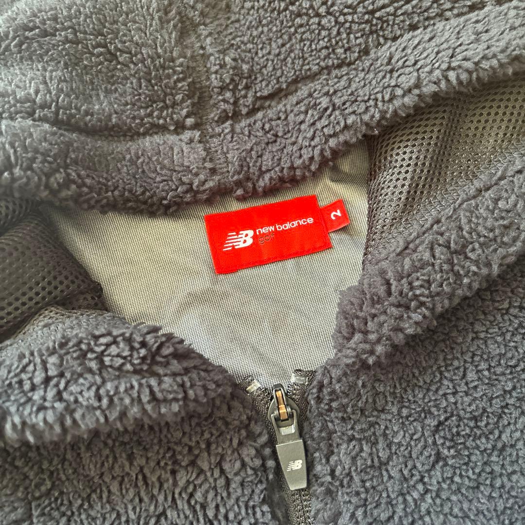 @@ ニューバランスゴルフ フルジップジャケット ボア フリース