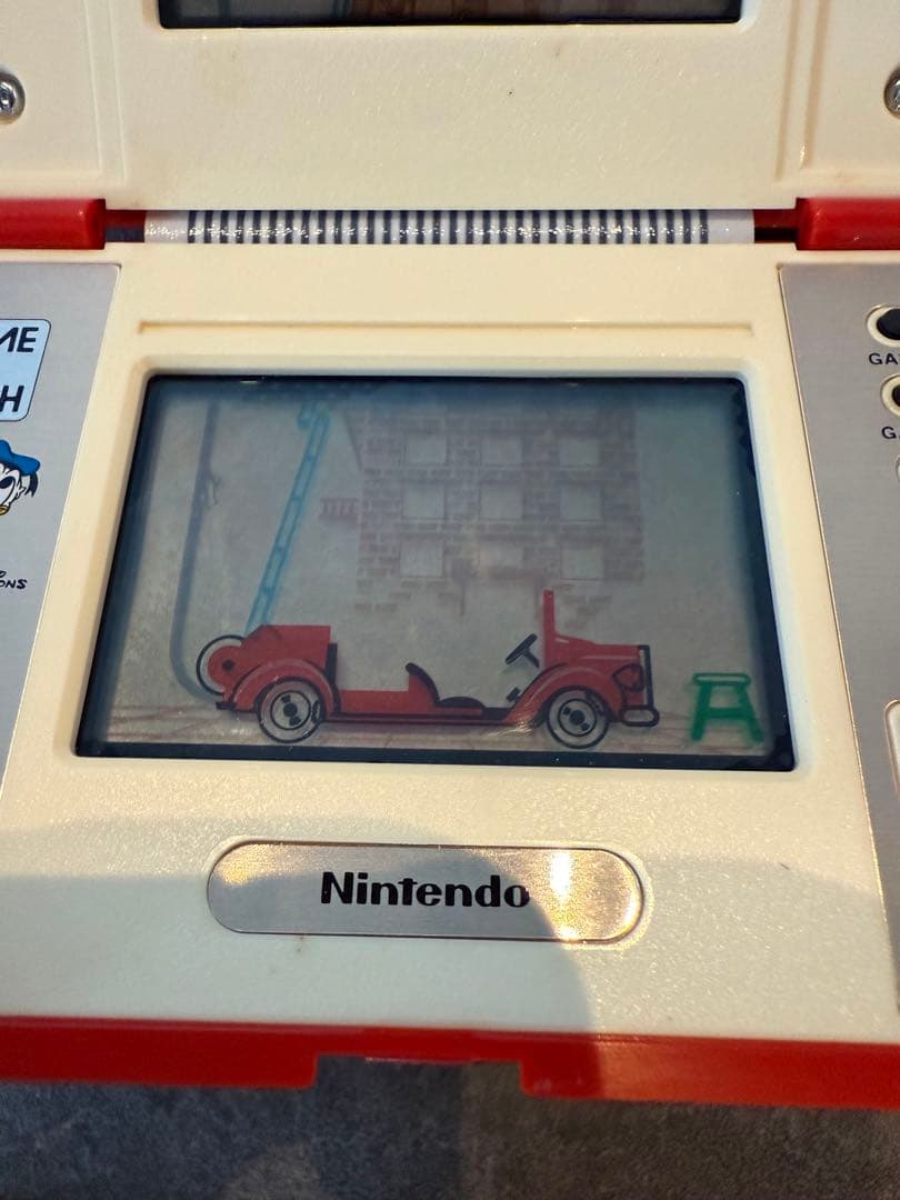 昭和レトロ　任天堂 ゲームウォッチ ミッキー&ドナルド箱 説明書付 アンティーク