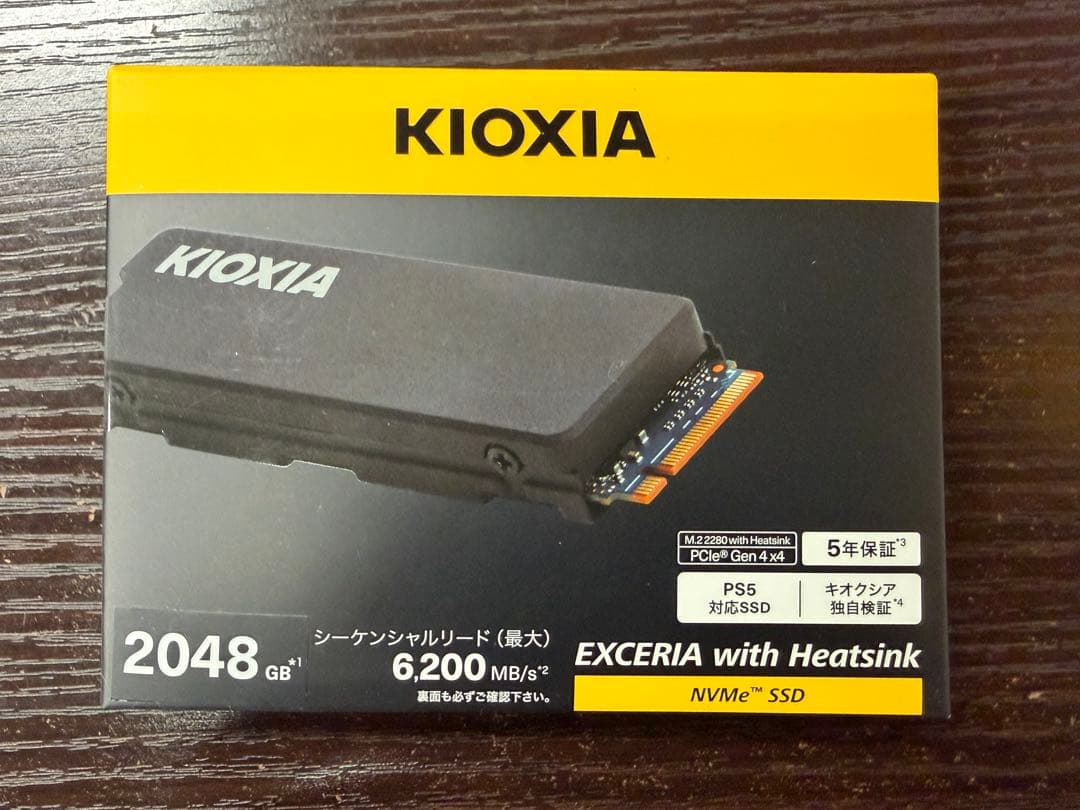 内蔵型SSD KIOXIA M.2 SSD 2TB SSD-CK2.0NHS/J
