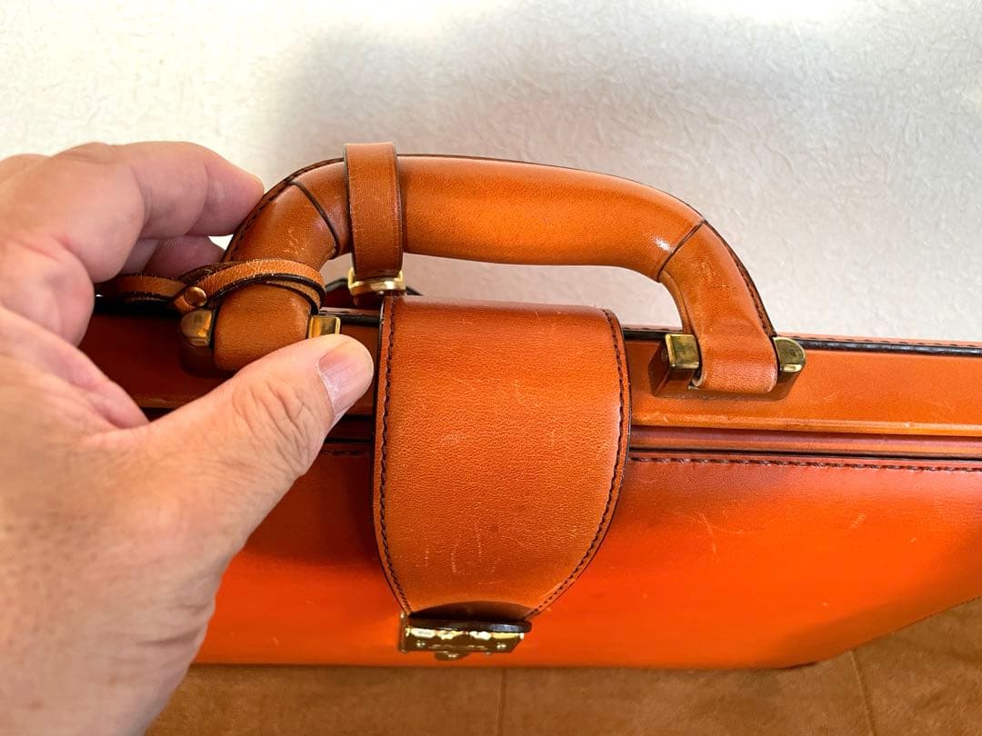 ソメス　SOMES　最高級スリムダレスバッグ　再出品値下げ