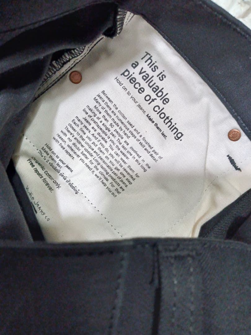 新品未使用！ヌーディジーンズ！シンフィン！スリムストレート！W30インチ