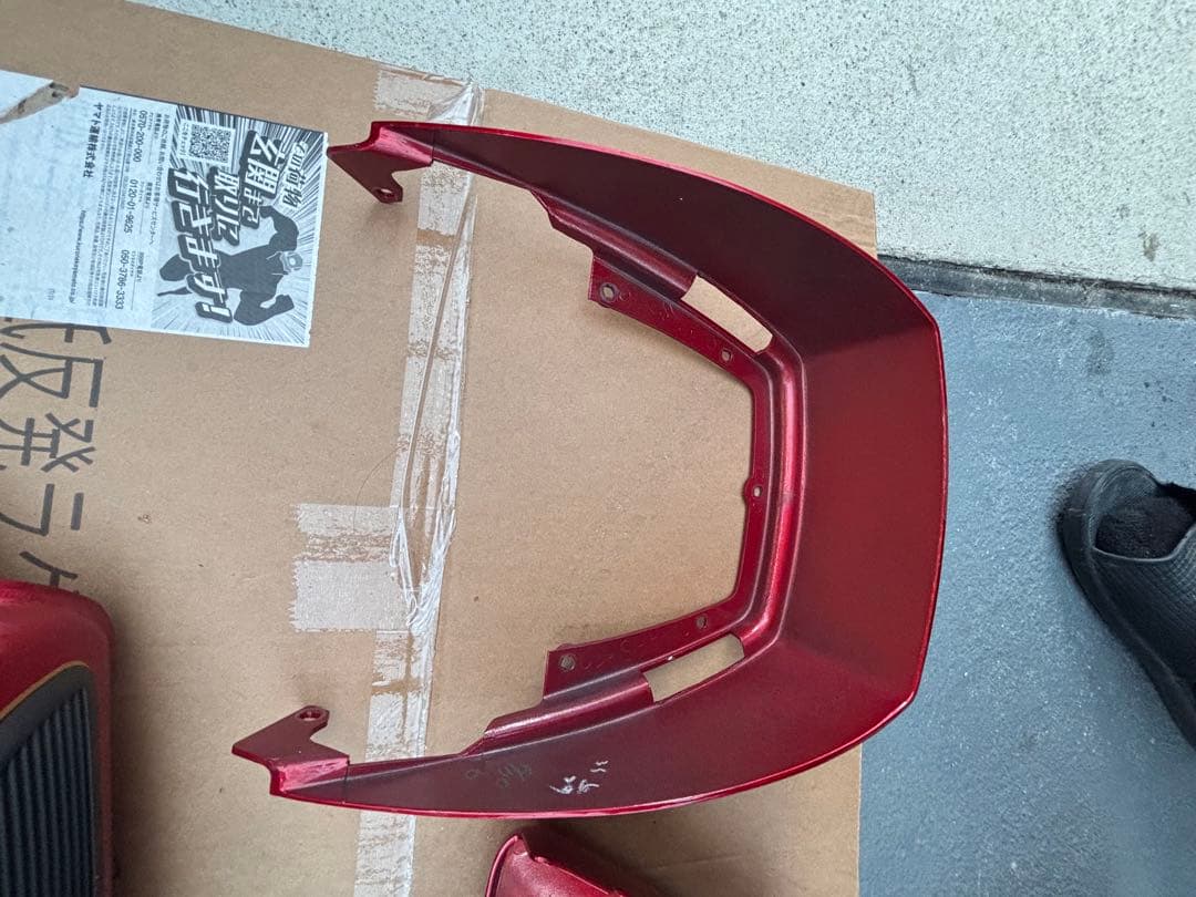 Yamaha SR400 fi タンクとパーツセット レッド